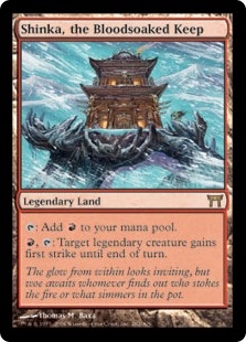 Shinka, the Bloodsoaked Keep Champions of Kamigawa